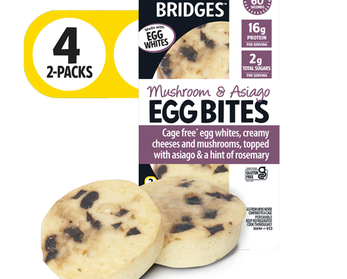 Mushroom & Asiago Egg White Bites