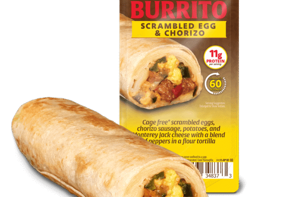 Scrambled Egg & Chorizo Breakfast Burrito