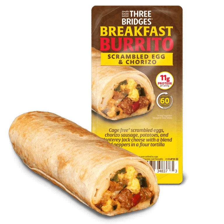 Three Bridges Breakfast Burritos